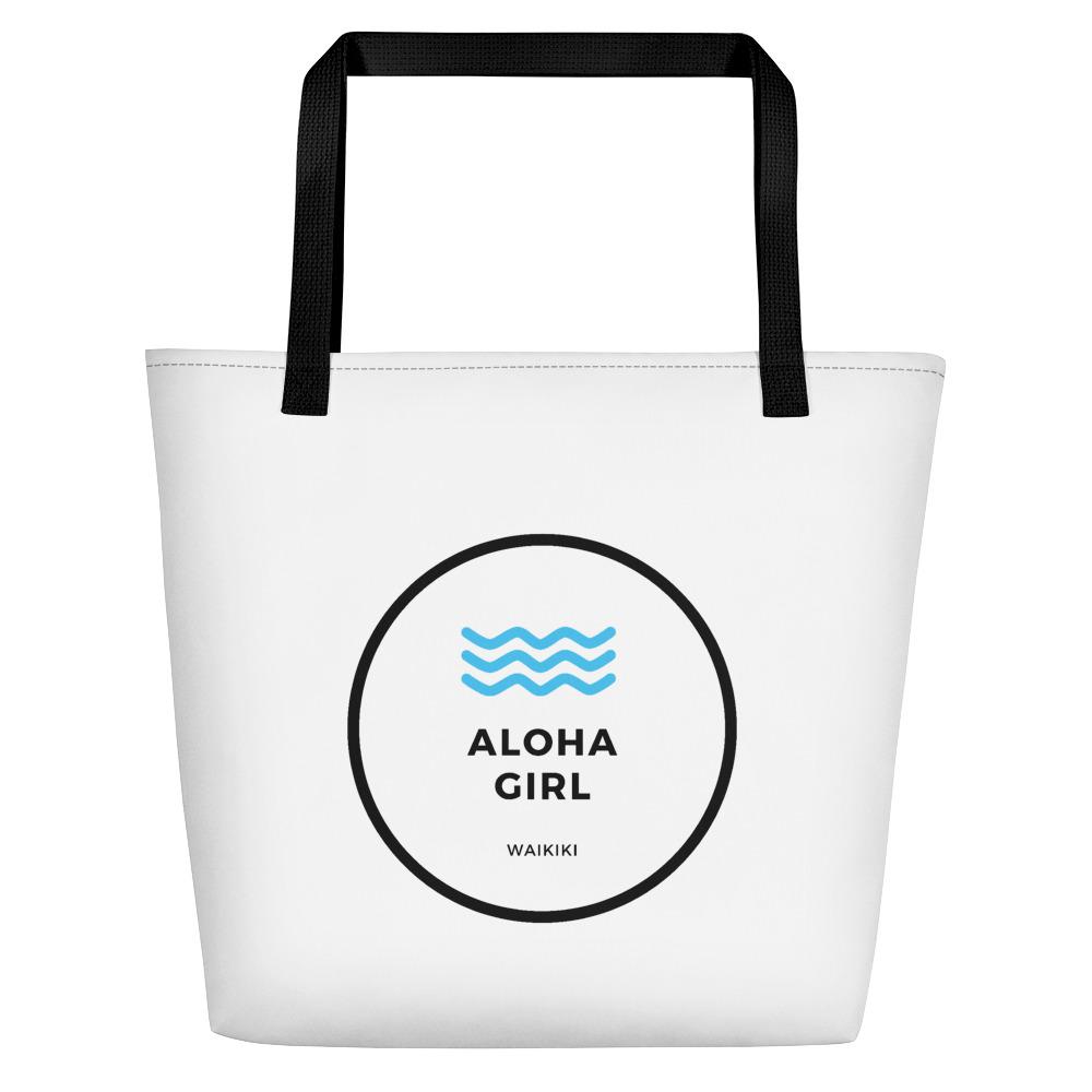 Beach Bag Aloha Girl Style Wave